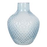 Vaza pentru flori din sticla albastra Ø 16 cm x 20 h