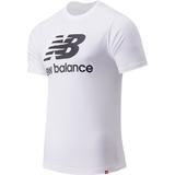 Tricou barbati New Balance Essentials Stacked Logo MT01575-WT, XXL, Alb