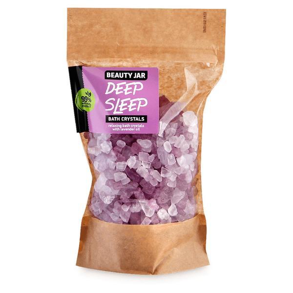 Cristale de baie relaxante cu ulei de lavanda si sare de mare, beauty jar, 600g