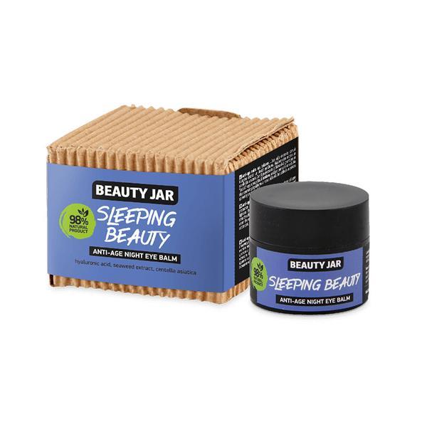 Balsam de ochi anti-age pentru noapte, cu acid hialuronic, sleeping beauty, beauty jar, 15 ml