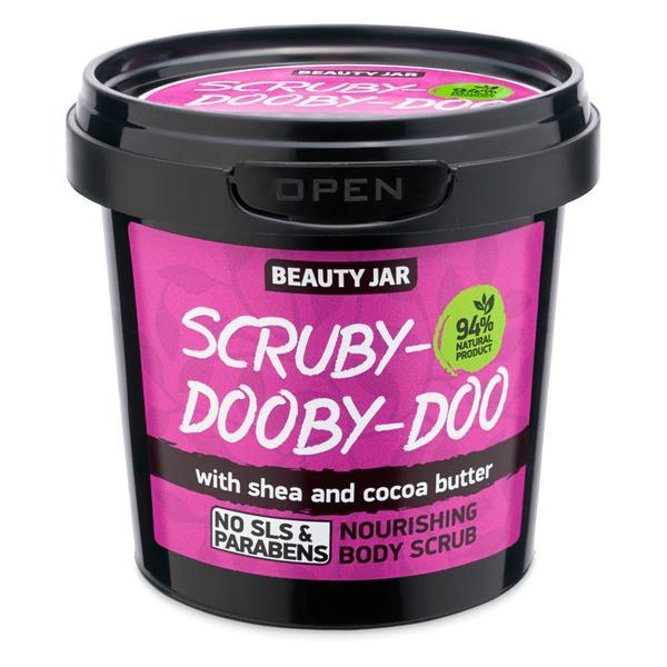 Scrub hranitor pentru corp, cu unt de shea si cacao, scruby-dooby-doo, beauty jar, 200 g