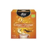 Ceai BIO cu portocale, ghimbir, scortisoara si vanilie, 12 plicuri  Yogi Tea 21,6g