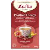 Ceai Bio Energie Pozitiva Merisor si Hibiscus, 17 pliculete  Yogi Tea 30.6 g