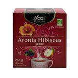 Ceai BIO aronia, hibiscus si mar, 12 plicuri Yogi Tea 24 g