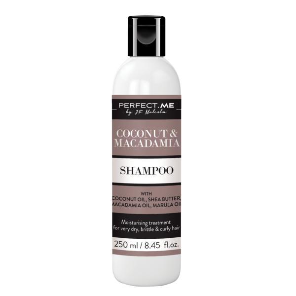 Sampon perfect me, reparator si hidratant cu ulei de macadamia si ulei de cocos pentru hidratarea parului,cod 2072, 250ml