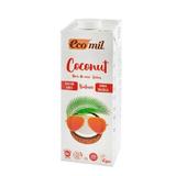 Bautura vegetala Bio de cocos, fara zahar, Ecomil 1L 