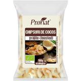 Chipsuri BIO din nuca de cocos, prajite (toasted) Pronat, 100 g