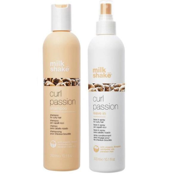 Set Milk Shake par cret Curl Passion Shampoo 300ml + Spray Leave in 300 ml 300