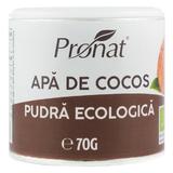 Apa de cocos bio, pudra Pronat, 70g