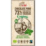 Ciocolata neagra cu menta BIO si Fairtrade 73 la suta cacao, Chocolates Sole, 100g