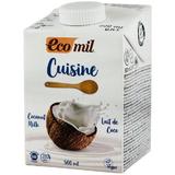 Crema vegetala bio pentru gatit pe baza de cocos, Ecomil Cuisine 500ml 