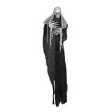 Decoratiune suspendabila pentru petrecere de Halloween, schelet suspendabil gigant Moartea, 55x160 cm