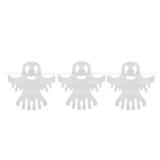 Decoratiune suspendabila tip ghirlanda pentru petrecere de Halloween, 2.50 m, alb, Topi Toy
