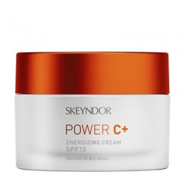 Crema energizanta ten normal spre uscat - skeyndor power c+ energizing cream spf15 50 ml