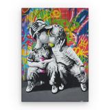 tablou-canvas-arta-moderna-graffiti-street-art-copii-se-pupa-100-x-60-cm-3.jpg