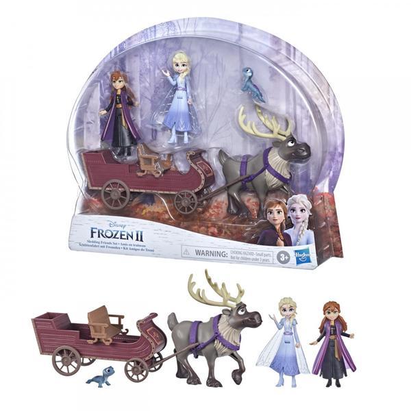 Disney Frozen2 Set Papusi Anna Si Elsa Cu Sanie - Hasbro
