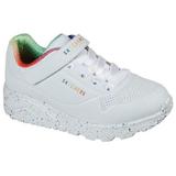 Pantofi sport copii Skechers Uno LiteRainbow Specks 310457L/WMLT, 28, Alb