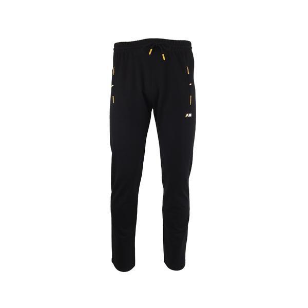 Pantaloni trening barbat, 2 buzunare laterale si un buzunar la spate cu fermoare, culoare neagra, l