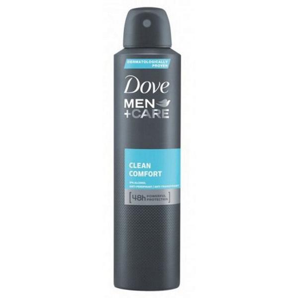 Deodorant Spray pentru Barbati – Dove Men Care Clean Comfort 48h, 250 ml