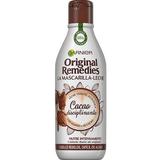 Lapte de Par cu Cacao - Garnier Original Remedies La Mascherilla-Leche Cacao Disciplinante Cabello Rebelde, Dificil de Alisar, 250 ml