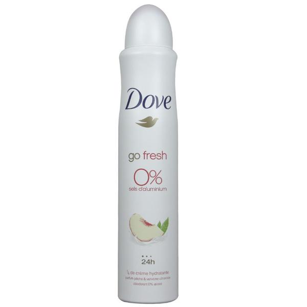 Deodorant Spray Piersica si Lamaita Verbina – Dove Go Fresh 0% Sels D'aluminium 24h, 200 ml Dove imagine noua