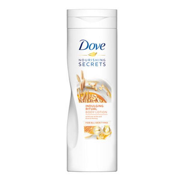 Lotiune de Corp cu Lapte de Ovaz si Miere de Salcam - Dove Nourishing Secrets Indulging Body Lotion, 400 ml