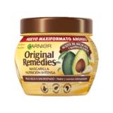 Masca Anti-Frizz Nutritiva pentru Par Uscat sau Rebel - Garnier Original Remedies Mascarilla Nutricion Intensa Aceite de Aguacate y Manteca de Karite Pello Seco O Encrespando, 300 ml