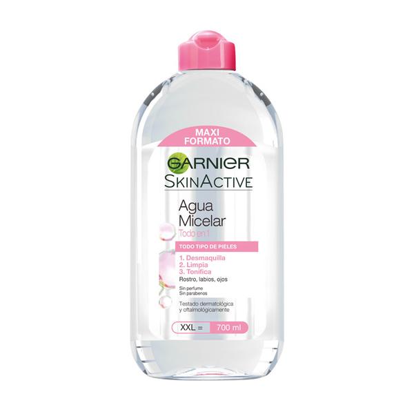 Apa Micelara pentru Toate Tipurile de Ten – Garnier SkinActive Agua Micelar Todo en 1 Todo Tipo de Pieles, 700 ml 700 imagine noua