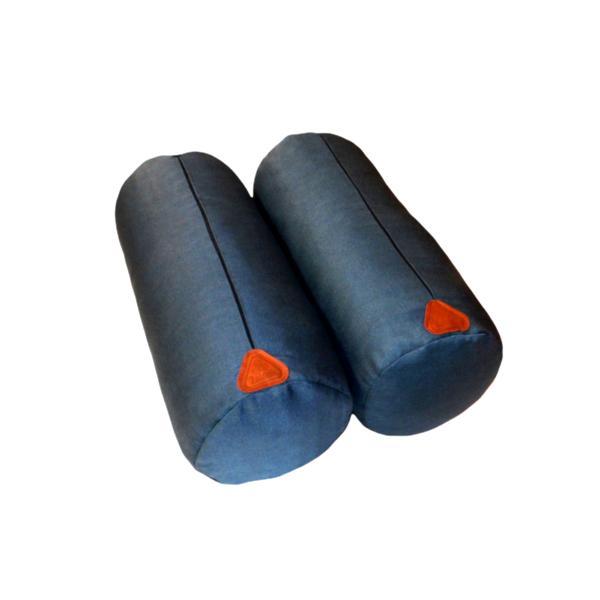 Set Perne cilindrice, Turqoise, 2 bucati, 50 x 22 cm