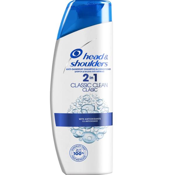 Sampon si Balsam Antimatreata 2in 1 Clasic – Head&Shoulders Anti-Dandruff Shampoo & Conditioner 2in 1 Classic Clean, 360 ml 2in imagine 2022