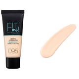 Fond de Ten - Maybelline Fit Me! Matte + Poreless Normal to Oily Skin, nuanta 095 Fair Porcelain, 30 ml