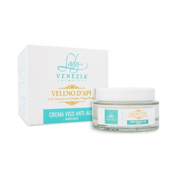 Crema pentru fata anti-age cu venin de albine, lady venezia, 50 ml