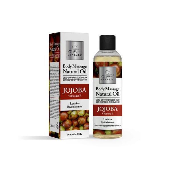 Ulei natural eudermic pentru masaj corporal – jojoba, lady venezia, 250 ml