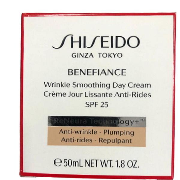 Crema Hidratanta Zilnica Anti-imbatranire cu SPF25 – Shiseido Benefiance Wrinkle Smoothing Day Cream SPF25, 50 ml esteto.ro imagine pret reduceri