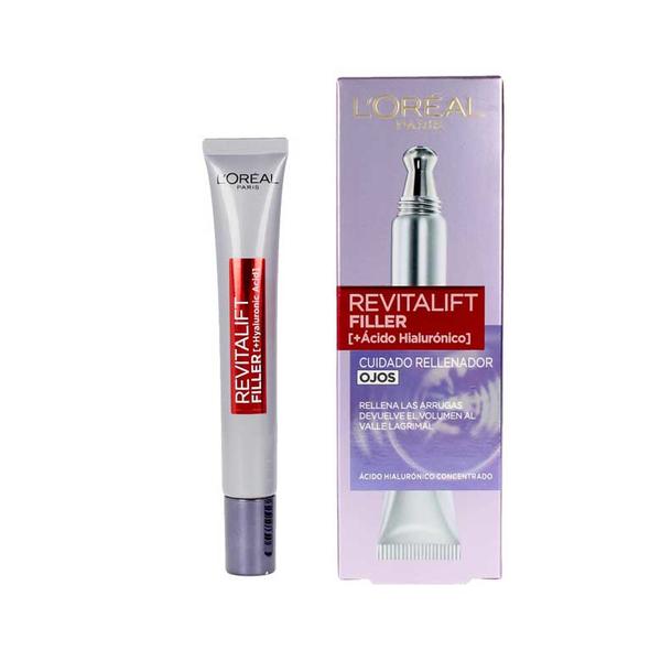 Crema pentru Conturul Ochilor – L'oreal Paris Revitalift Filler + Acido Hialuronic Cuidado Rellenador Ojos, 15 ml