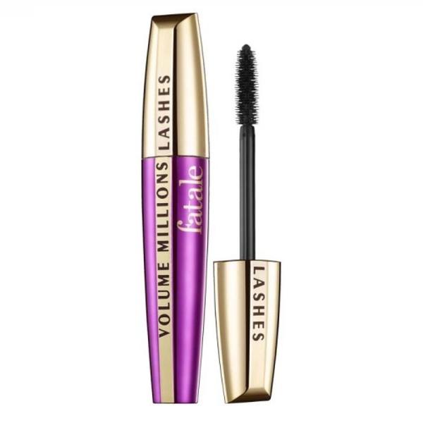 Rimel pentru volum - l'oreal paris volume millions lashes fatale, nuanta black, 9 ml