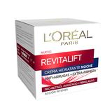 Crema Faciala de Noapte pentru Combaterea Ridurilor - L'oreal Paris Revitalift Crema Hidratante Noche Anti-Arrugas + Extra Firmeza, 50 ml