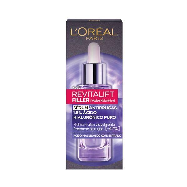 Ser Concentrat cu Acid Hialuronic pentru Combaterea Ridurilor – L'oreal Paris Revitalift Filler Serum Antirrugas, 30 ml acid imagine 2022