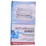 Crema Hidratanta de Zi pentru Ameliorarea Ridurilor - L'Oreal Paris Anti-Arrugas Expert Colageo Crema Hidratante Dia, 2x 50 ml