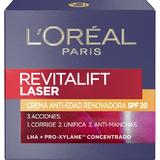 Crema de Zi Antirid - L'Oreal Paris Laser Crema Dia Anti-Edad SPF 20, 50 ml