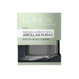Masca Faciala Detoxifianta cu Argila Pura - L'Oreal Paris Mascarilla Exfoliante Arcillas Puras 3 Argillas Puras + Carbon, 50 ml: