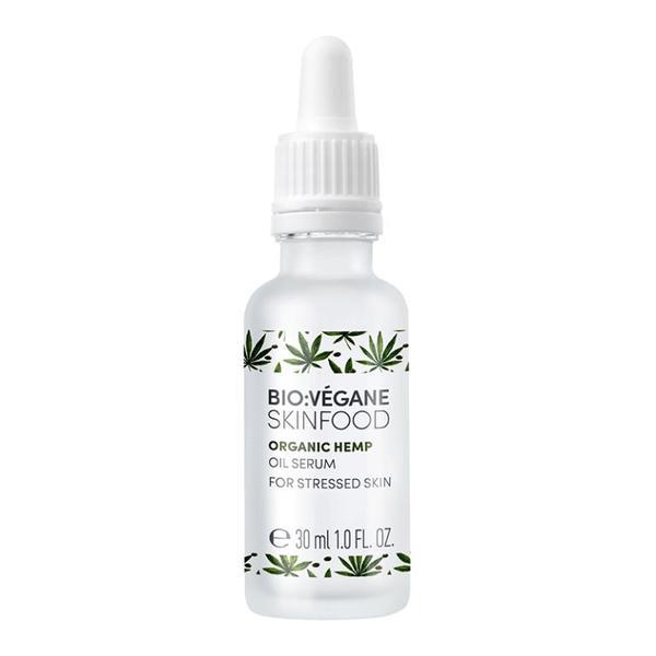 Ser facial cu ulei de canepa bio ten tern, stresat, Bio:Vegane Skinfood, 30 ml Bio:Vegane