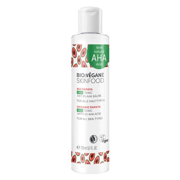 Tonic cu papaya si acizi aha toate tipurile de ten, bio:vegane skinfood, 150 ml