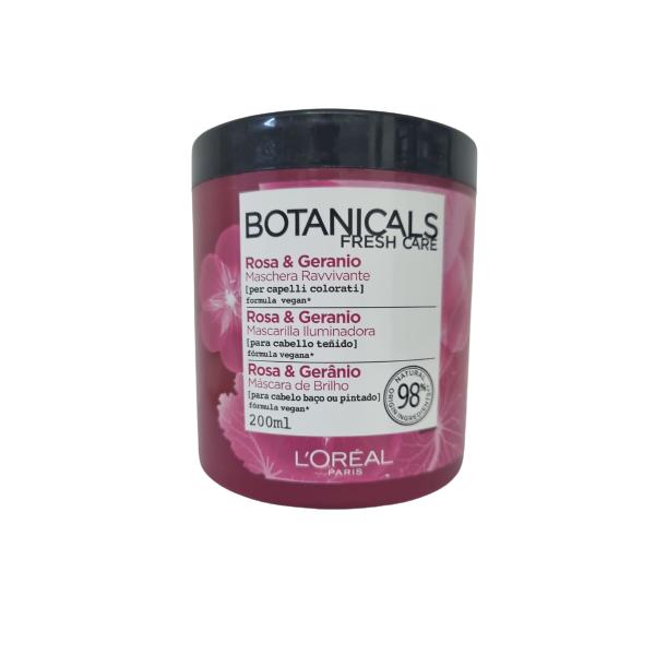 Masca pentru stralucire - l'oreal paris botanicals fresh care geranio mascarilla iluminadora, 200 ml