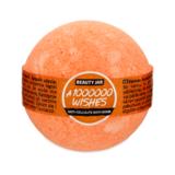 Bila de Baie Efervescenta cu Parfum de Portocale Siciliene, Ulei de Migdale si Vitamina E A 1000000 Wishes Anti-Cellulite Bath Bomb Beauty Jar, 150 g