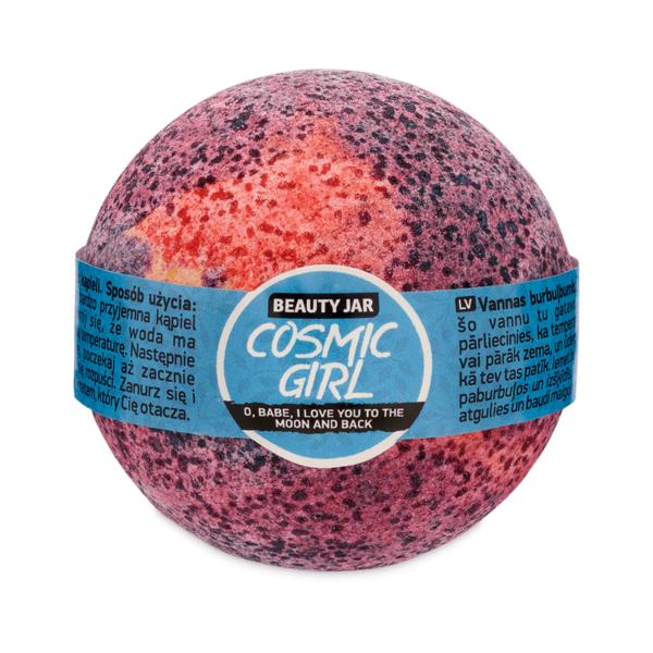 Bila de Baie Efervescenta cu Aroma de Cirese Cosmic Girl Beauty Jar, 150 g #150 poza noua reduceri 2022