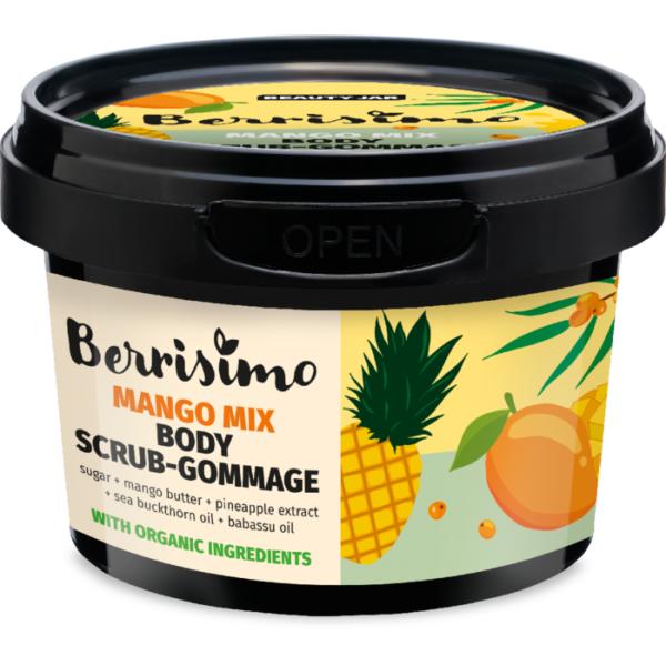 Scrub Corporal cu Zahar si Unt de Mango Berrisimo Mango Mix Beauty Jar, 280 g Beauty Jar imagine noua