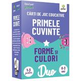 Primele cuvinte. forme si culori - carti de joc educative, editura Gama