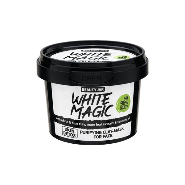 Masca Faciala Purifianta cu Extract de Argila Alba si Albastra White Magic Beauty Jar, 120 ml Beauty Jar imagine noua