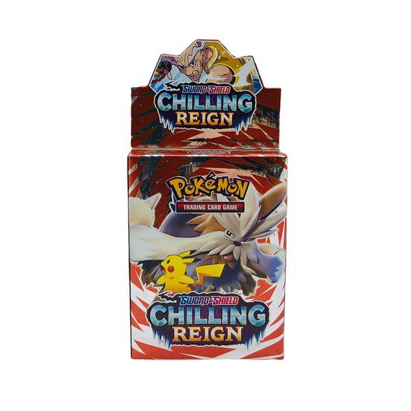 Joc de carti shop like a pro® pokemon sword and shield, vivid voltage, 24 cartonase in limba engleza, portocaliu